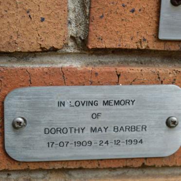 BARBER Dorothy May 1909-1994
