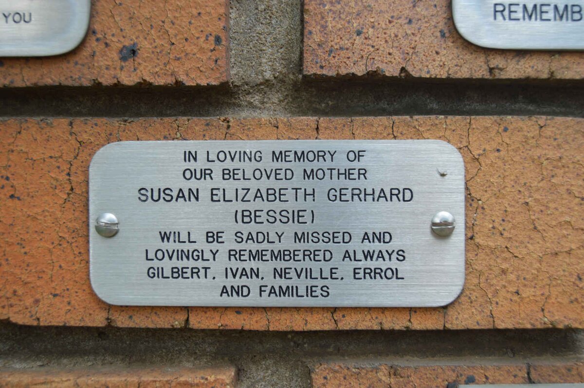 GERHARD Susan Elizabeth