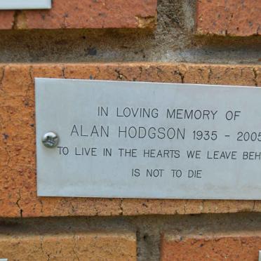 HODGSON Alan 1935-2005