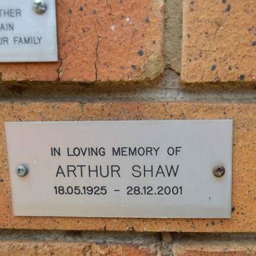SHAW Arthur 1925-2001