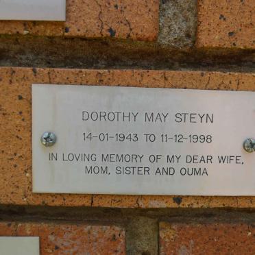 STEYN Dorothy May 1943-1998