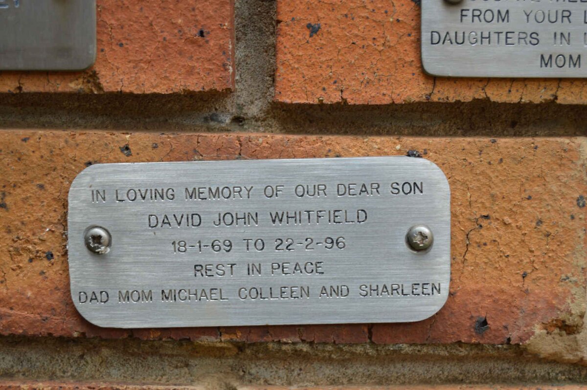 WHITFIELD David John 1969-1996