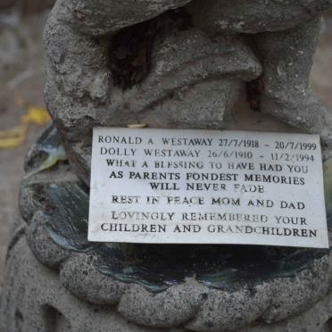 WESTAWAY Ronald 1918-1999 &amp; Dolly 1910-1994