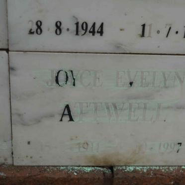 ATTWELL Joyce Evelyn 1911-1997