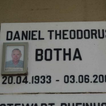 BOTHA Daniel Theodorus 1933-2009