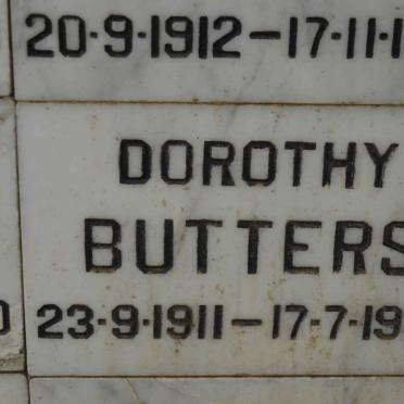 BUTTERS Dorothy 1911-1988