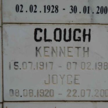 CLOUGH Kenneth 1917-1984 &amp; Joyce 1920-2000