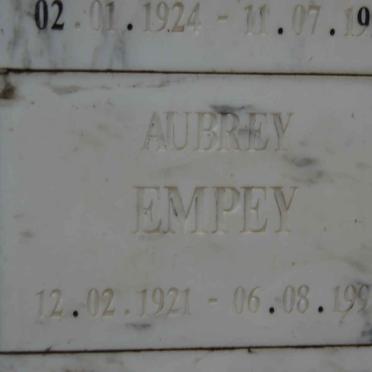 EMPEY Aubrey 1921-1999