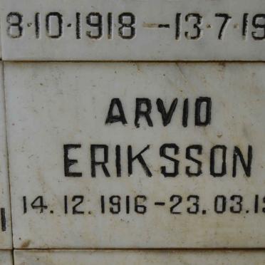 ERIKSSON Arvio 1916-1991