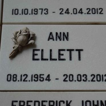 ELLETT Ann 1954-2012
