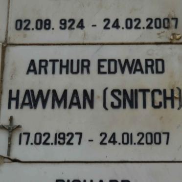 HAWMAN Arthur Edward 1927-2007