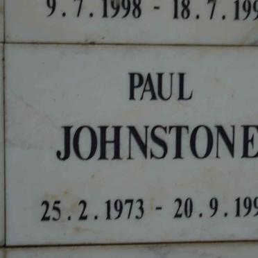 JOHNSTONE Paul 1973-1990