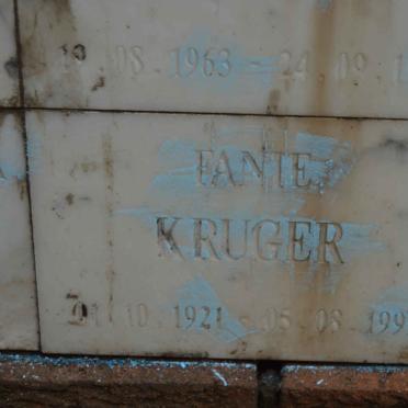 KRUGER Fanie 1921-1999
