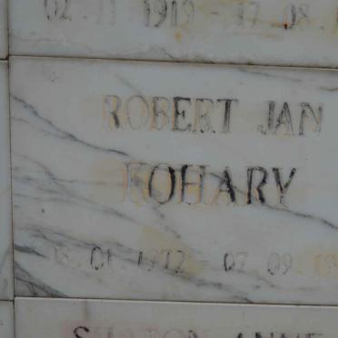 KOHARY Robert Jan 1972-1997