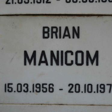 MANICOM Brian 1956-1979