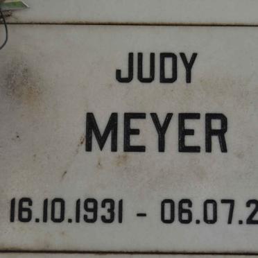 MEYER Judy 1931-2010