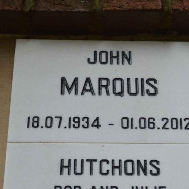 MARQUIS John 1934-2012