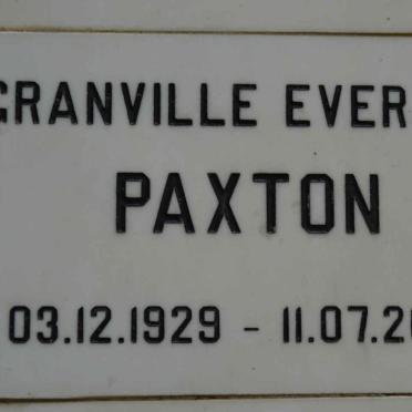PAXTON Granville Everard 1929-2002