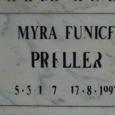 PRELLER Myra Eunice 1917-1997