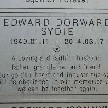SYDIE Edward Dorward 1940-2014