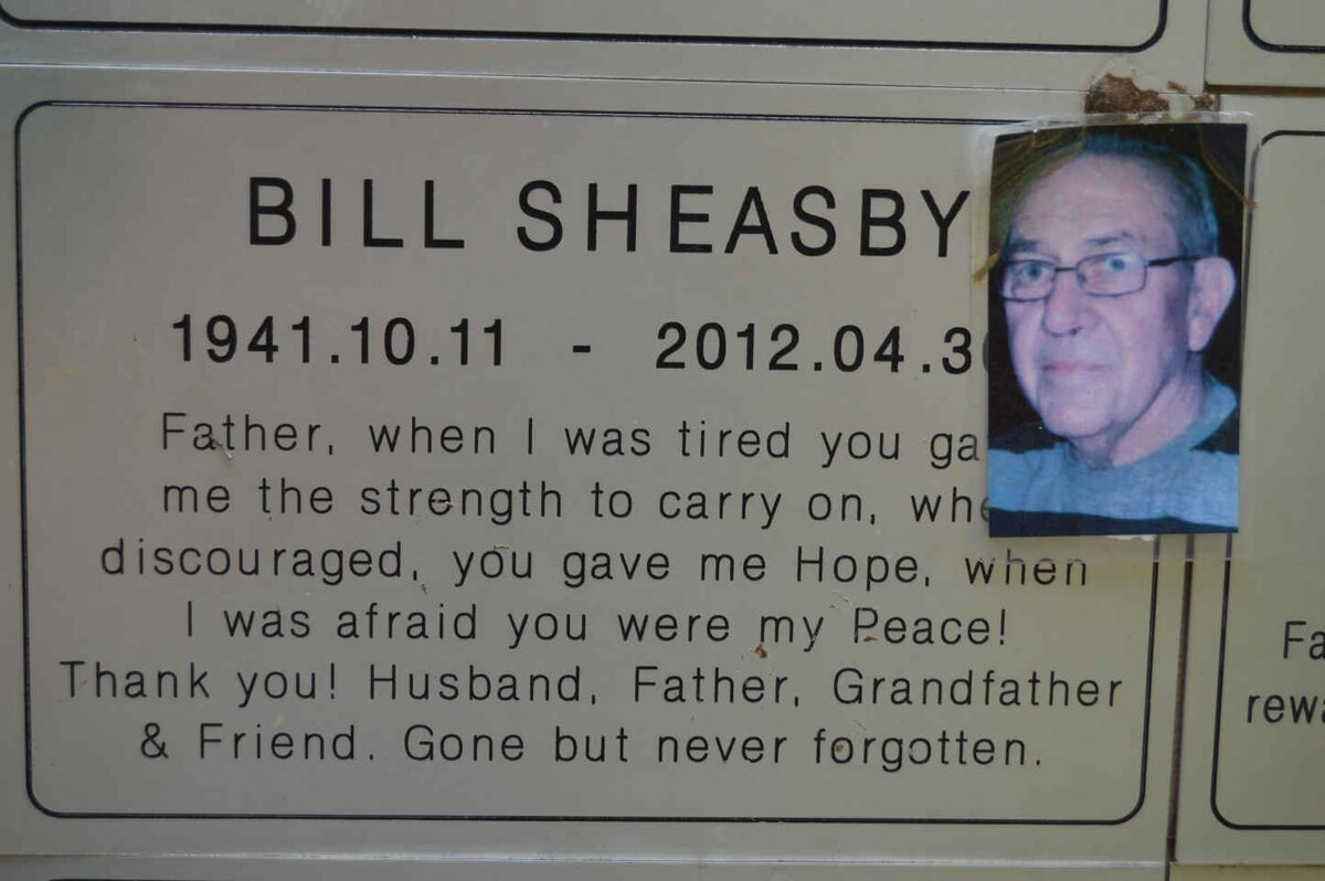 SHEASBY Bill 1941-2012