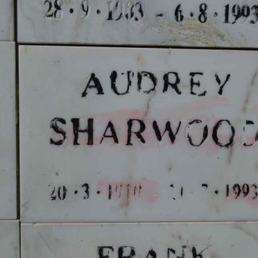 SHARWOOD Audrey 1910-1993