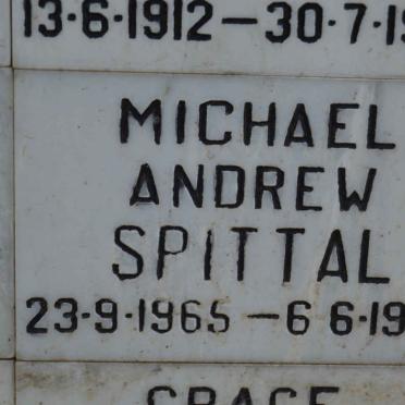 SPITTAL Michael Andrew 1965-1987