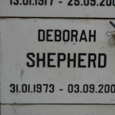 SHEPHERD Deborah 1973-2008