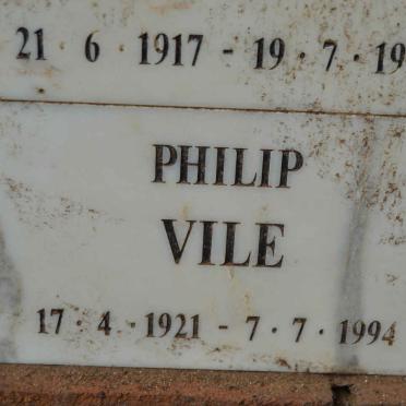 VILE Philip 1921-1994