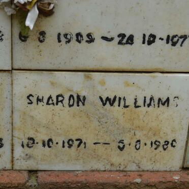 WILLIAMS Sharon 1971-1980