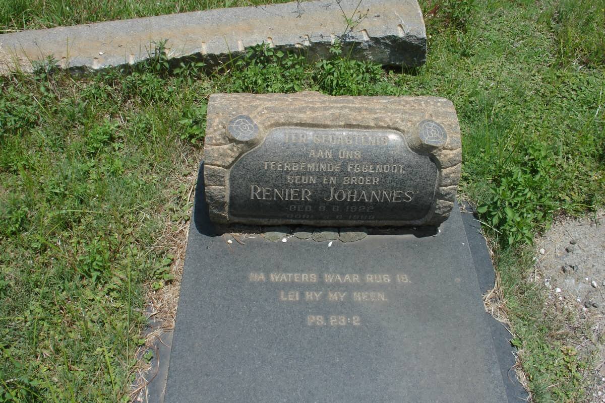 ? Renier Johannes 1922-19??