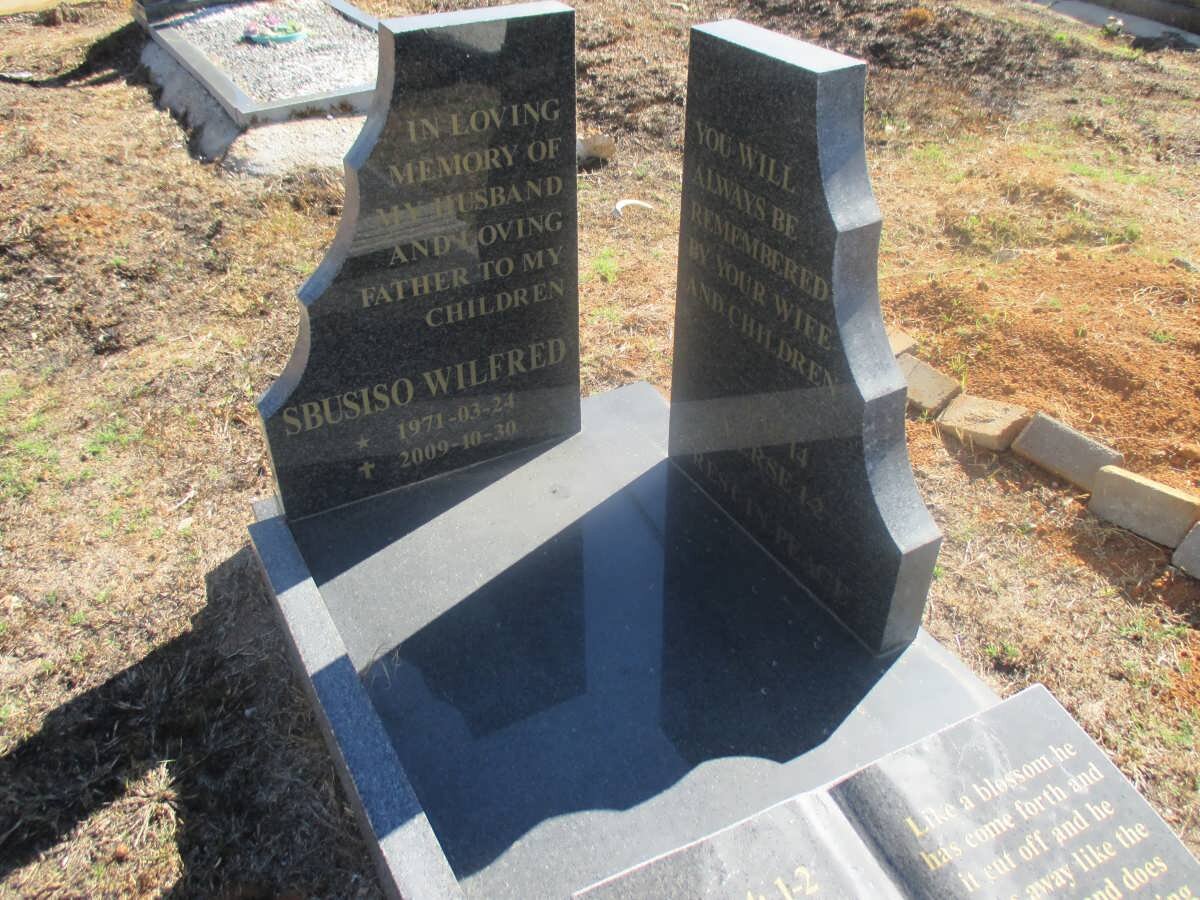 ? Sbusiso Wilfred 1971-2009