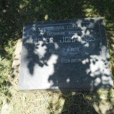 ? Pieter Johannes -1920