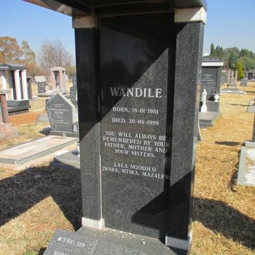 ? Wandile 1961-1998