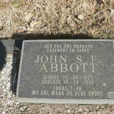 ABBOTT John S.F. 1927-1998