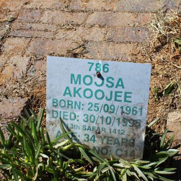 AKOOJEE Moosa 1961-1995