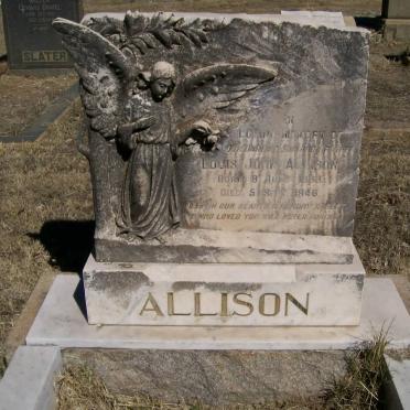 ALLISON Louis John 1933-1946