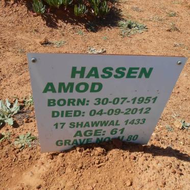 AMOD Hassen 1951-2012