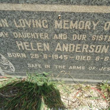 ANDERSON Helen 1945-1960