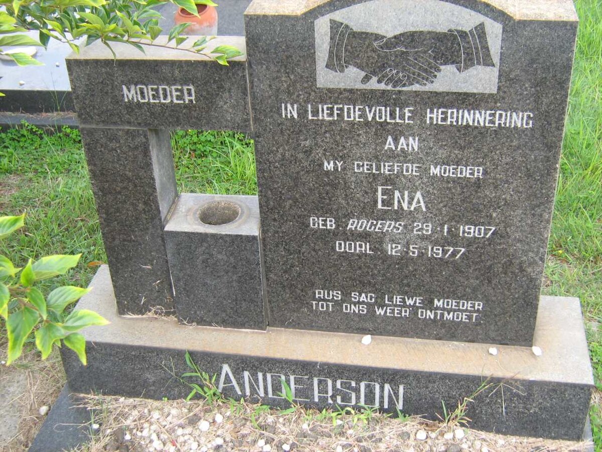 ANDERSON Ena 1907-1977