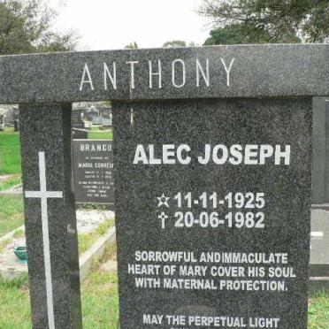 ANTHONY Alec Joseph 1925-1982