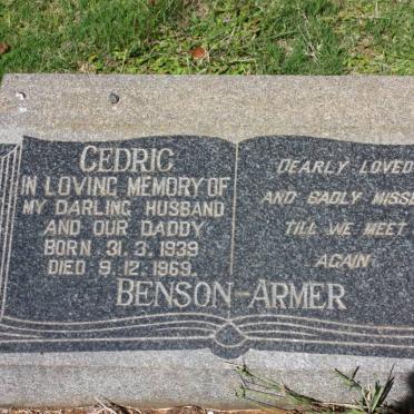 ARMER Cedric, BENSON 1939-1969