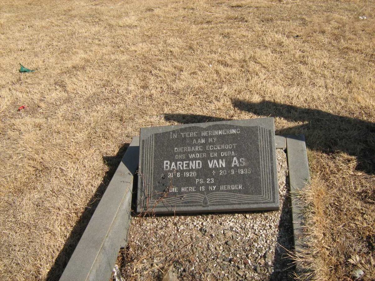 AS Barend, van 1920-1995