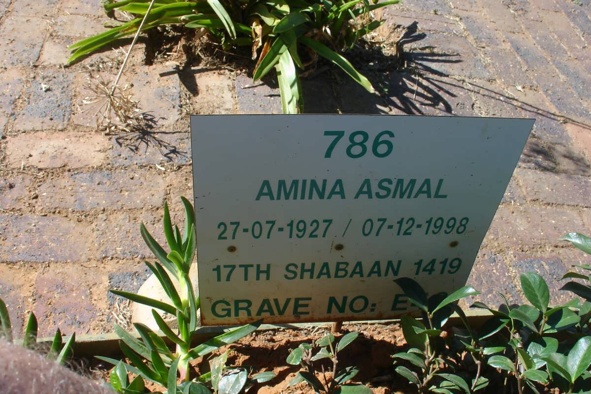 ASMAL Amina 1927-1998