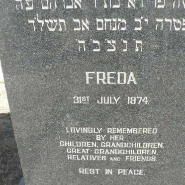 BADER Freda -1974