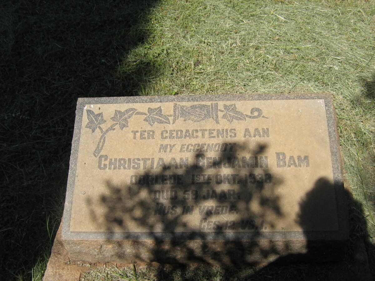 BAM Christiaan Benjamin -1938