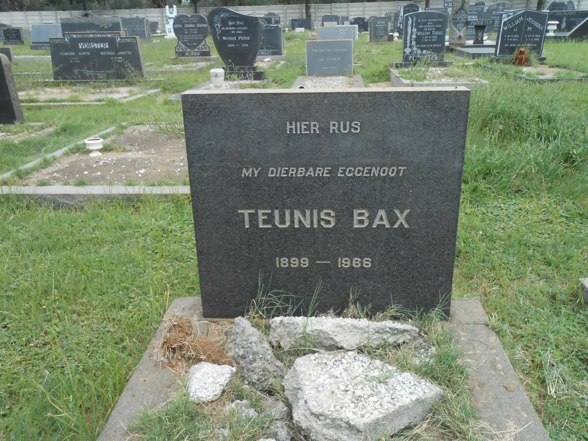 BAX Teunis 1899-1966