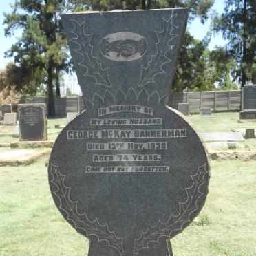 BANNERMAN George McKay -1938