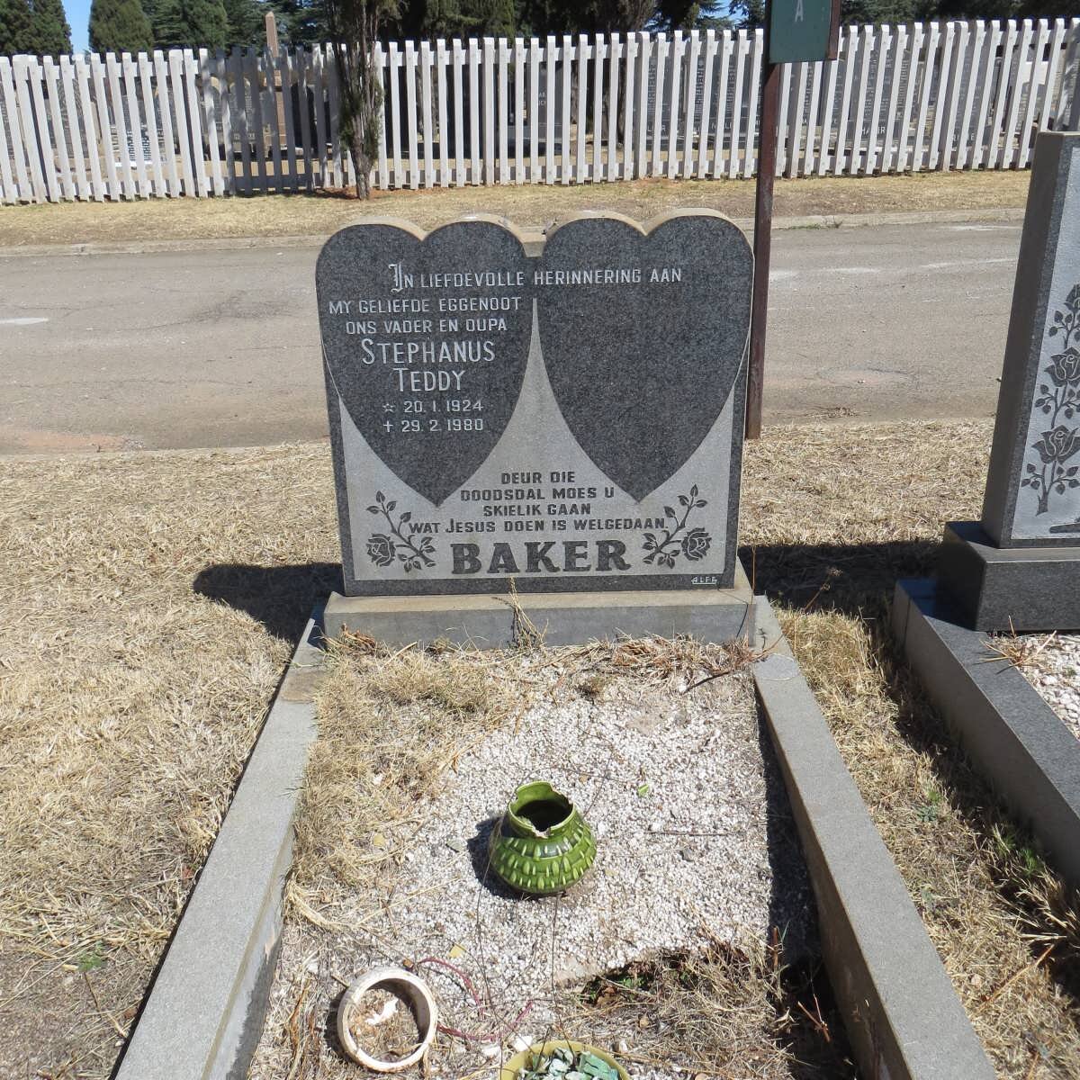 BAKER Stephanus Teddy 1924-1980