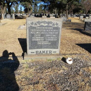 BAKER John James Wood 1873-1956 &amp; Sophia Maria Elizabeth 1893-1974
